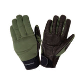 Guanti CALAMARO FCE, un guanto estivo con compatibilità touch screen. Colore verde militare. Di TUCANO URBANO.